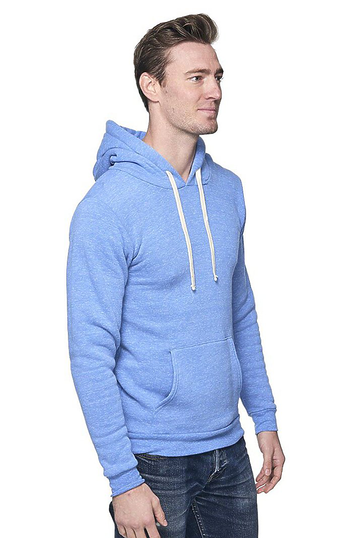 Unisex eco Triblend Fleece Pullover Hoodie 5
