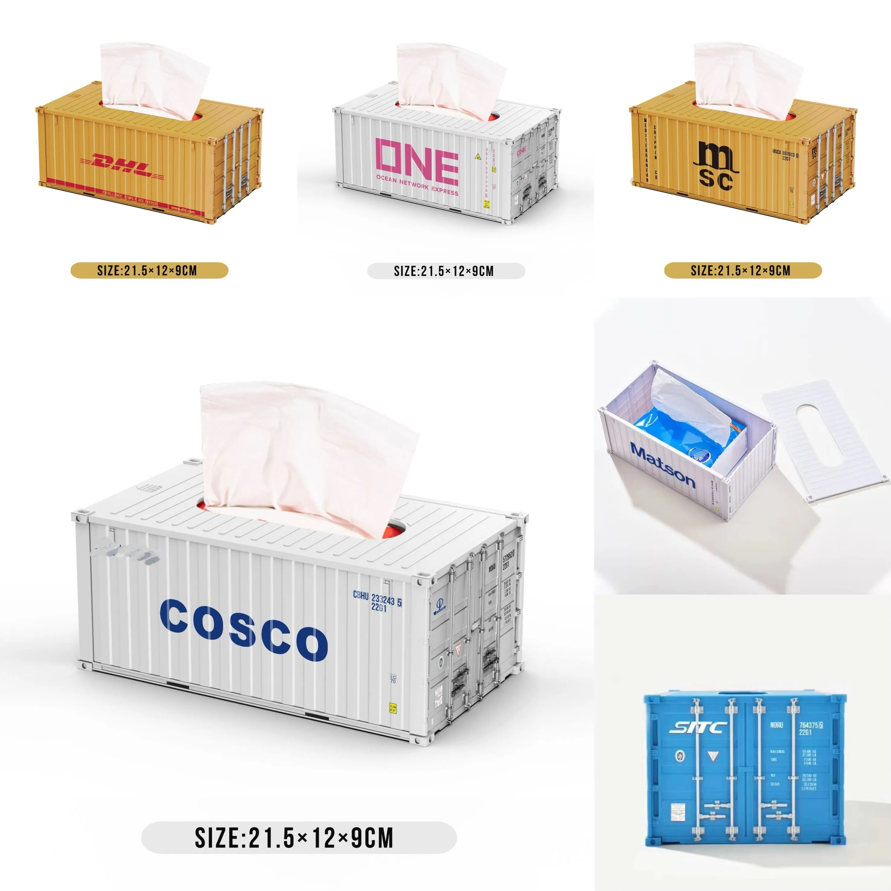 Container model paper box 2