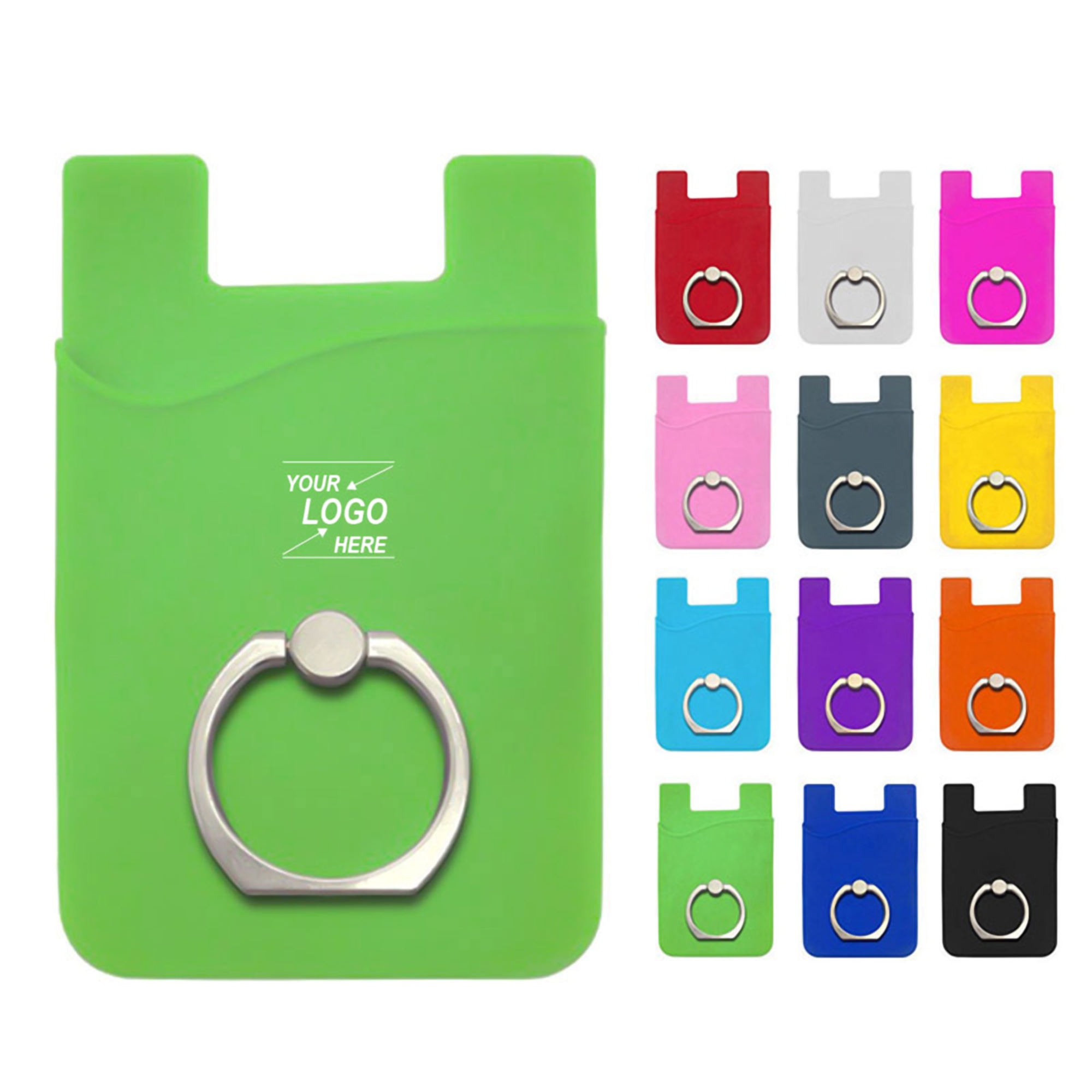 Phone Grip Wallet w/Ring Holder 4