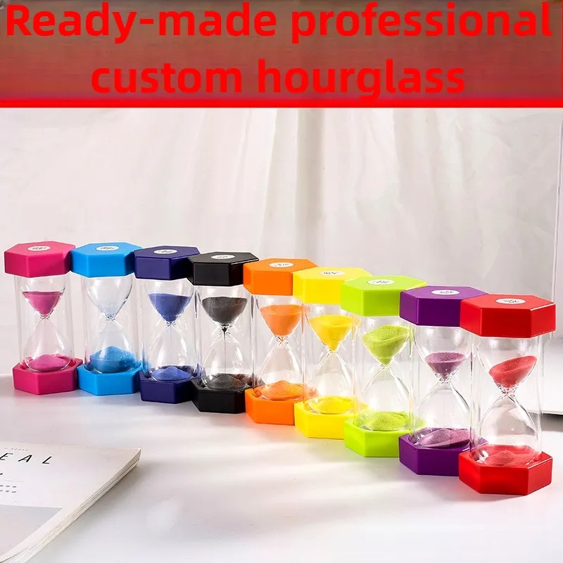 Custom Logo 30-Minute Acrylic Sand Timer Bulk for Office Kids Yoga Focus 1