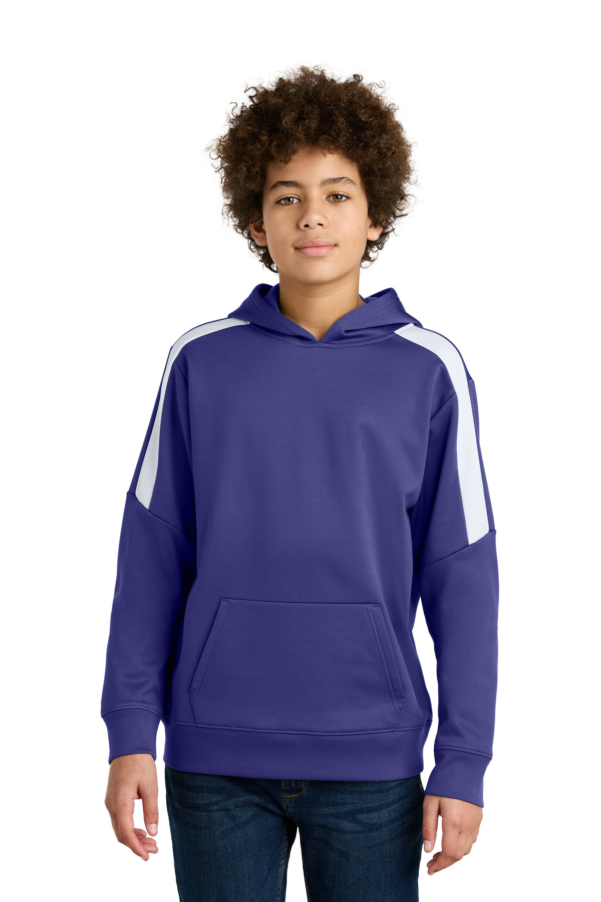 Sport-Tek Youth Sport-Wick Fleece United Pullover Hoodie YST255 31