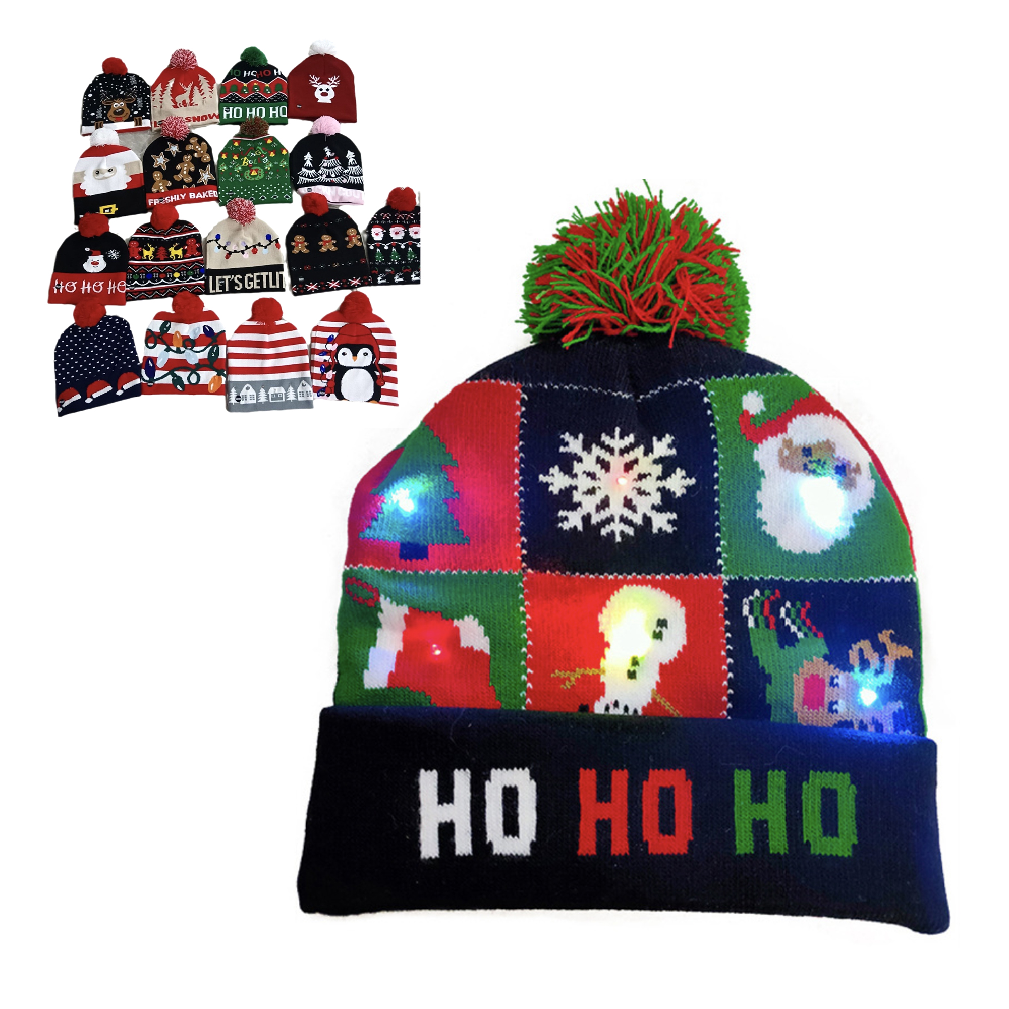 Light-up Christmas Knitted Hat 2