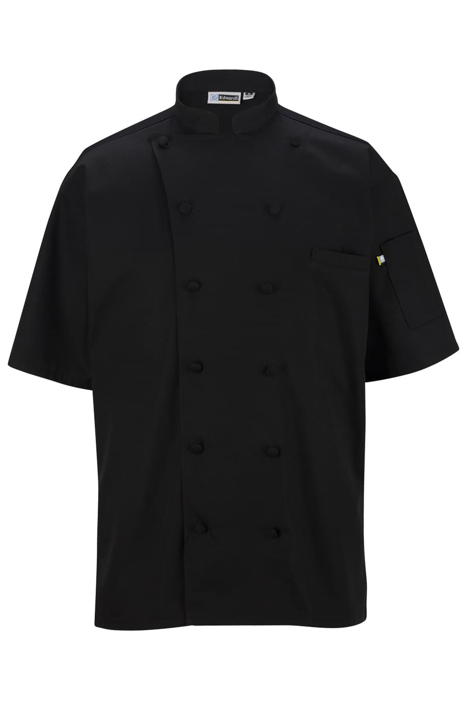 12 Button Short Sleeve Chef Coat With Mesh