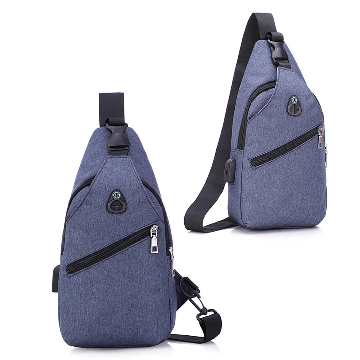 Custom Chest Unisex Messenger Crossbody Fanny Bags 11