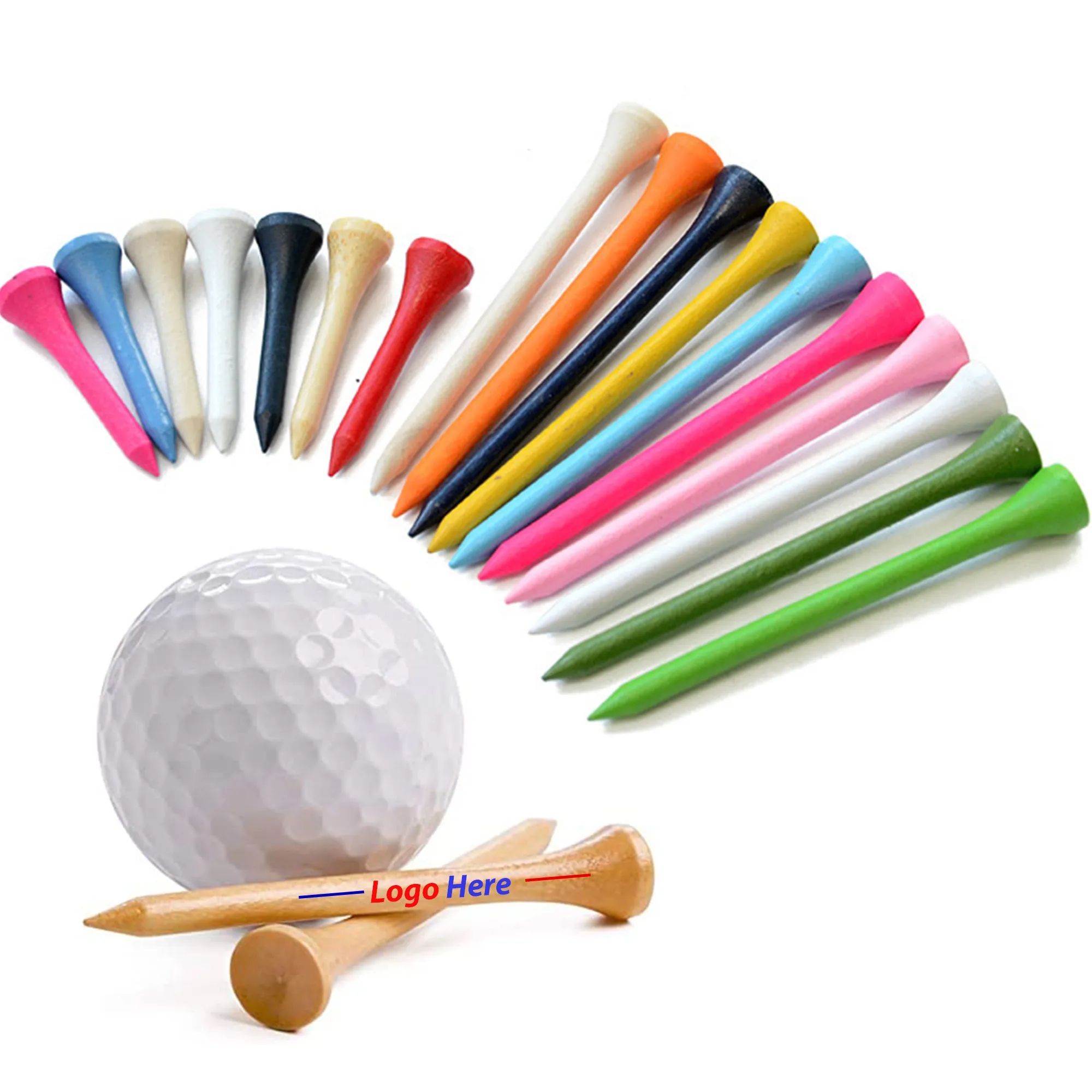 Wooden Golf Ball Holder Tee 1