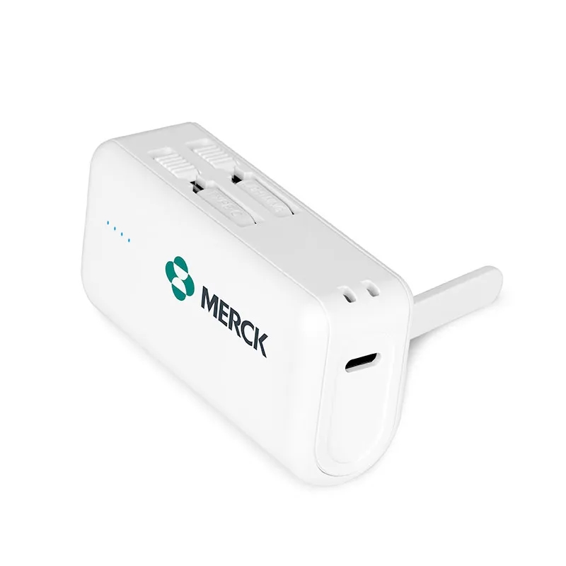 4500mAh Dual Connector Capsule Power Bank with Stand 2