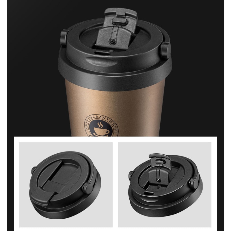 17 Oz. Custom Printed Travel Coffee Tumblers With Handle 6