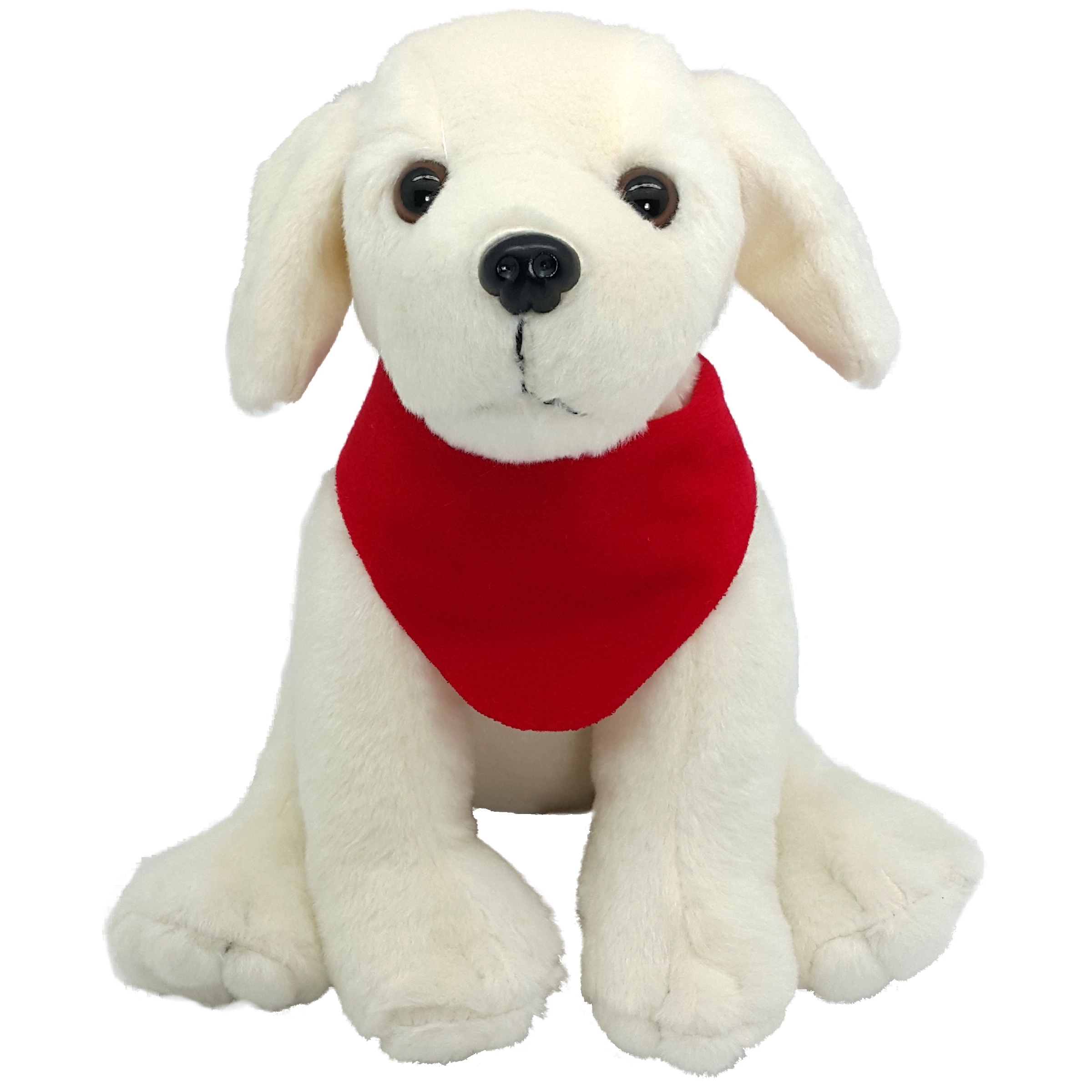 8" Medium Sitting Dog - Beige Lab 10