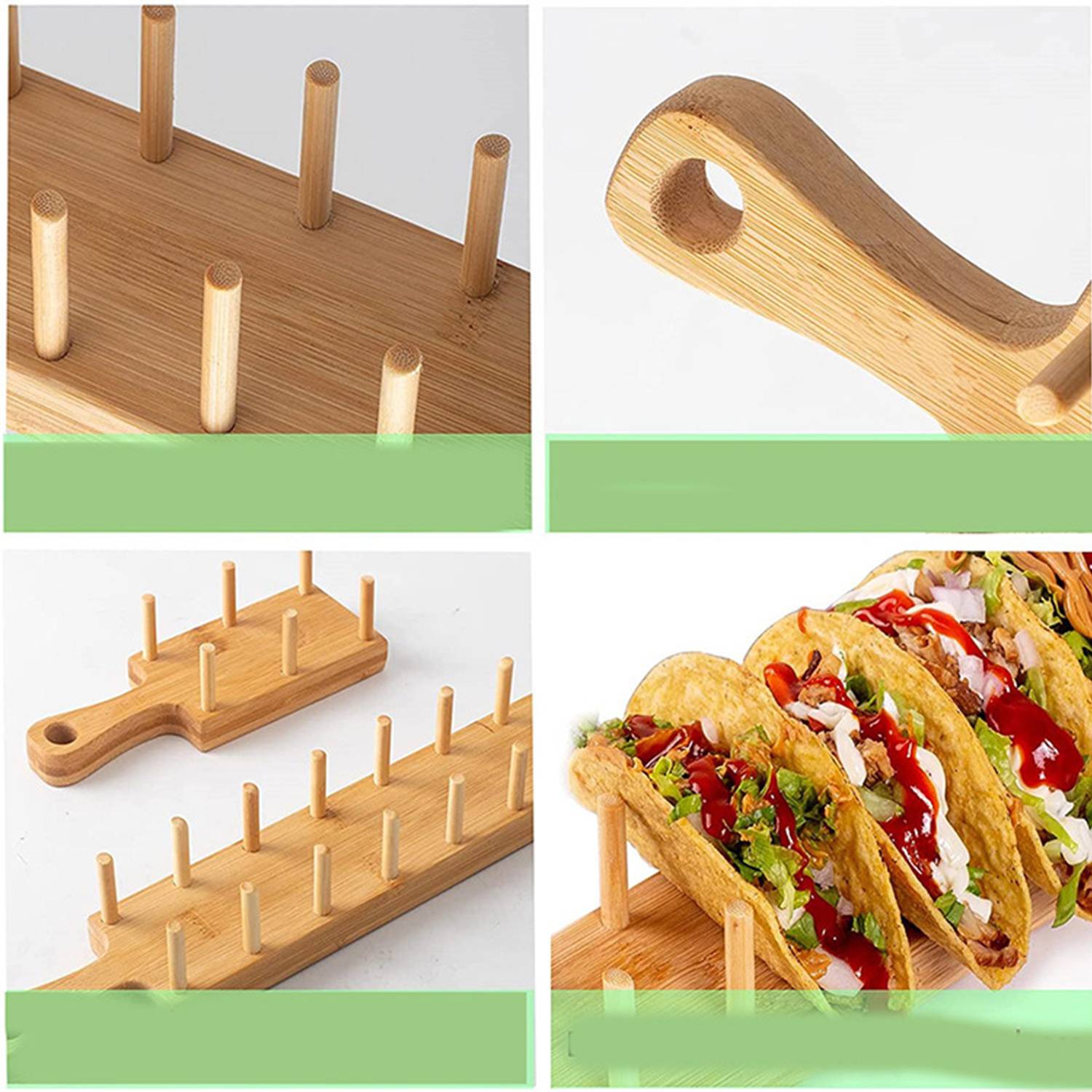 Bamboo Burrito Stand 3