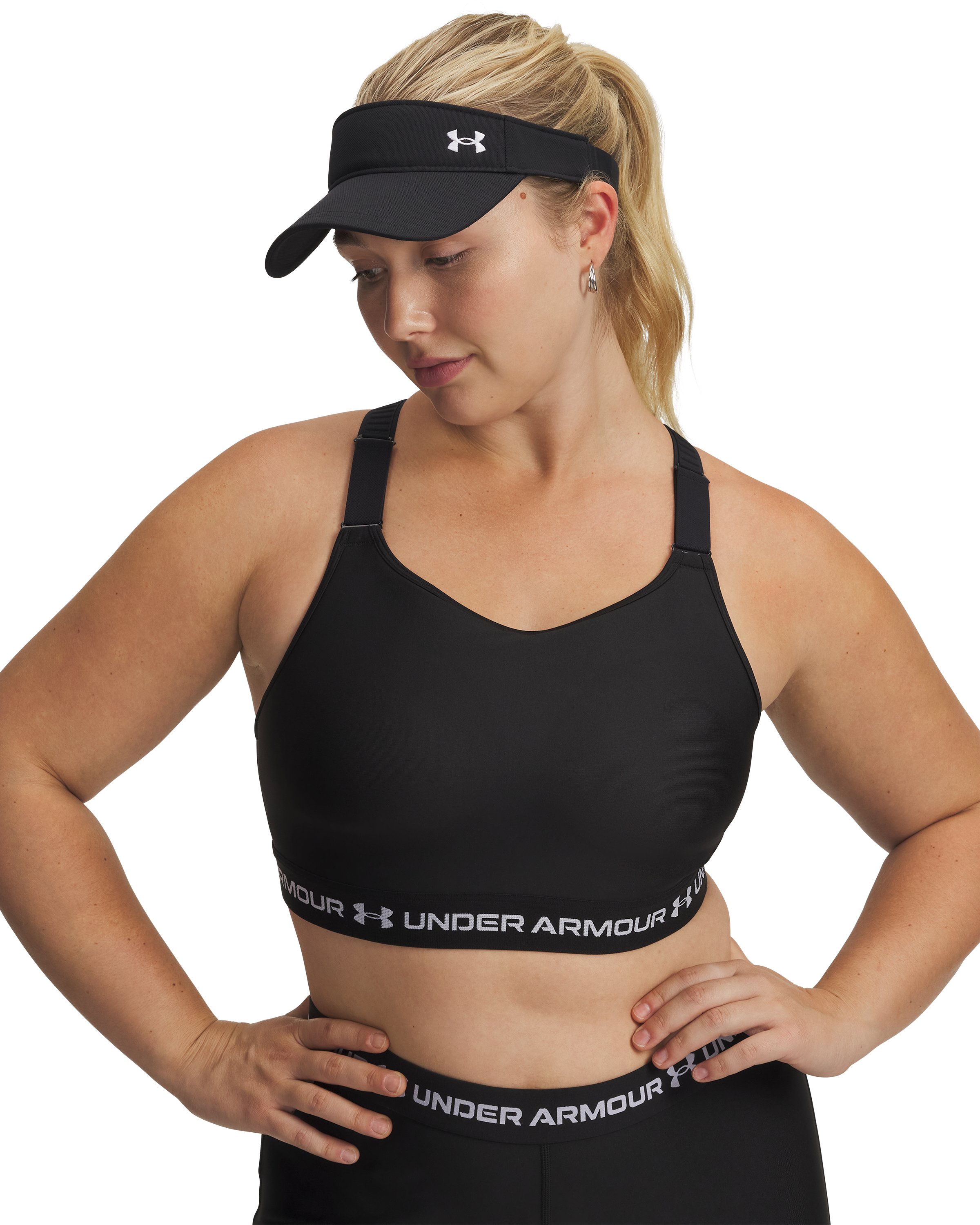 HeatGear Crossback High Women's Sports Bra 1