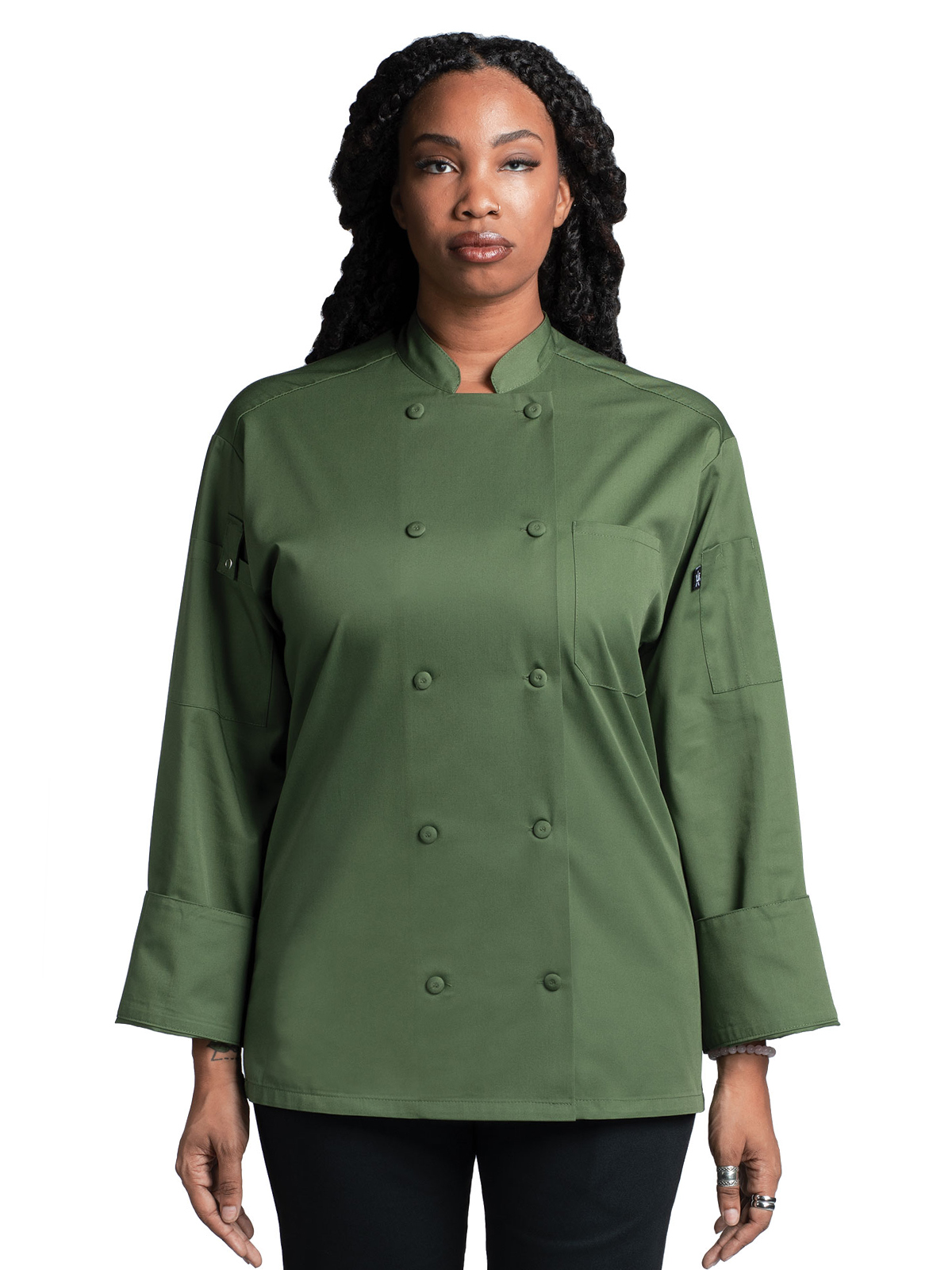Uncommon Chef Chef Coats - Unisex Mandarin Collar Chef Coat 3