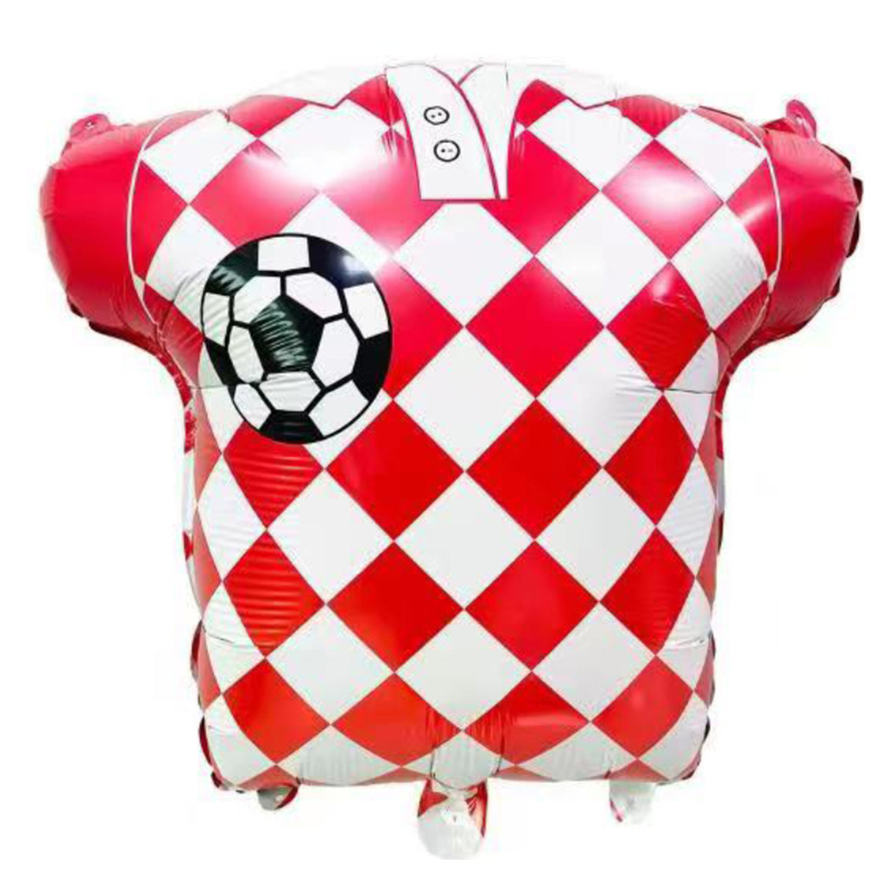 Qatar World Cup 18'' Football Jersey Mylar Balloon 3