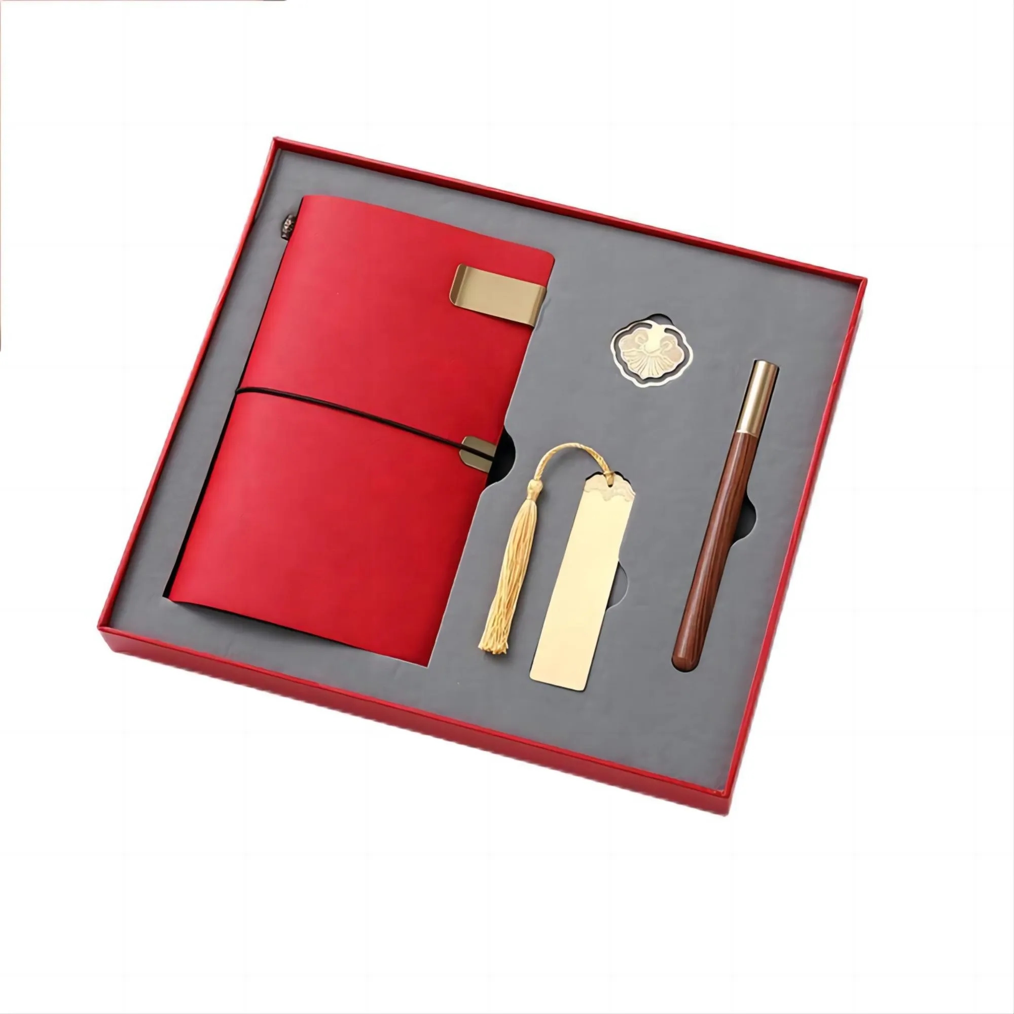 Business Notebook Brass Bookmar Book Buckle Set 9