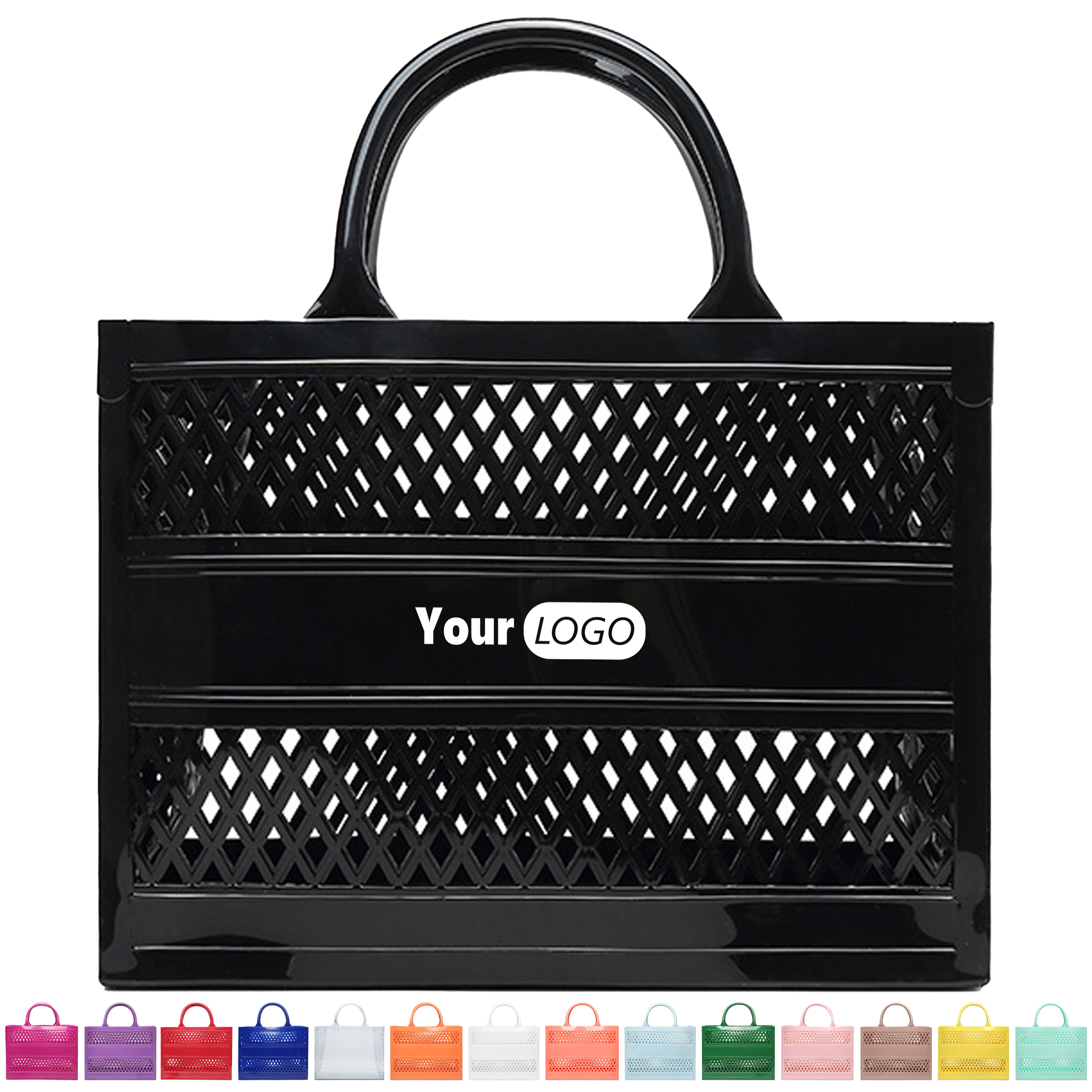 Pvc Small Beach Storage Tote Bag 11