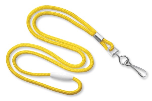 1/8" Round Braid Lanyard with Breakaway (J-Hook) 30