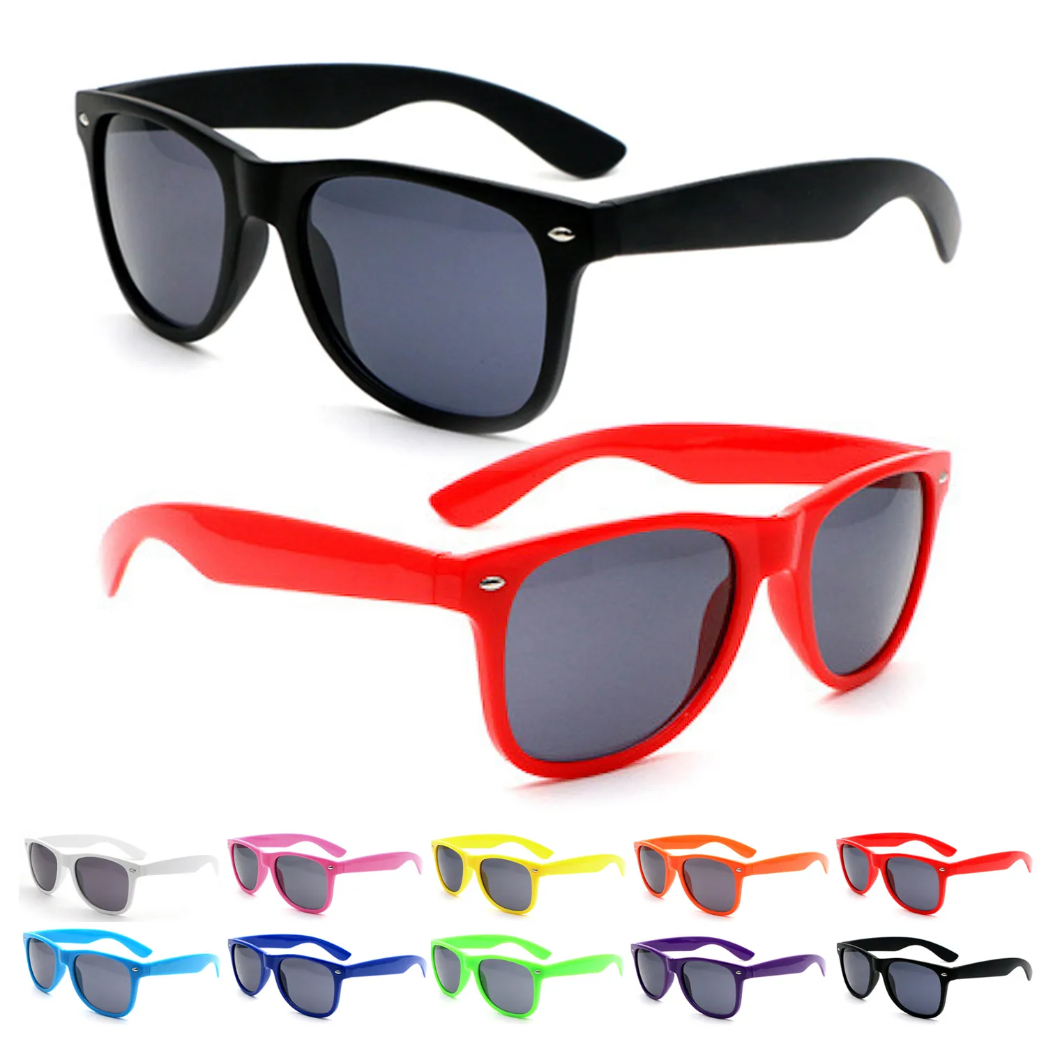 Promotional Solid Classic Sunglasses 13
