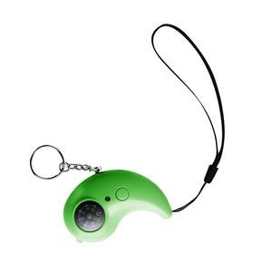 Wings Shaped Safety Alarm Keychain With LED Light And 120DB Panic Sound 14