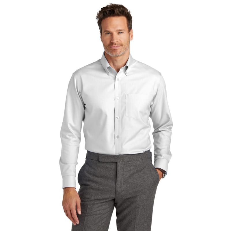 Brooks Brothers Tall Wrinkle-Free Stretch Nailhead Shirt 9