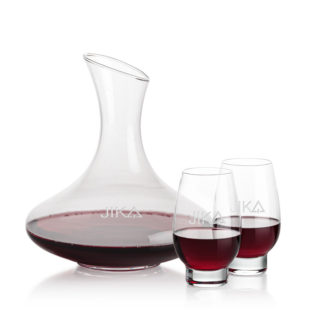 Innisfil Carafe & Glenarden Stemless Wine 10