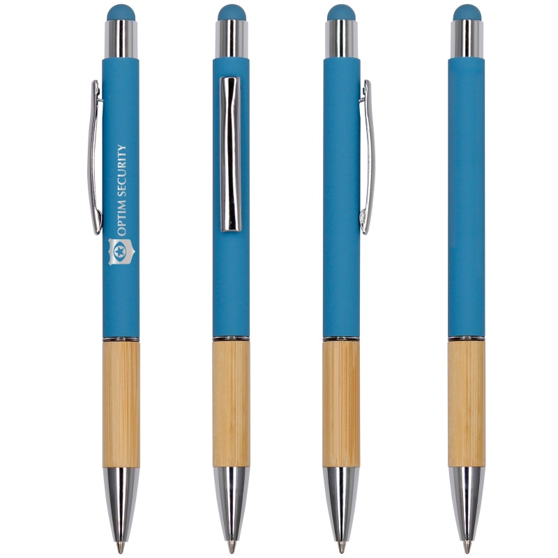 Saratoga Bamboo Grip Stylus Pen 1