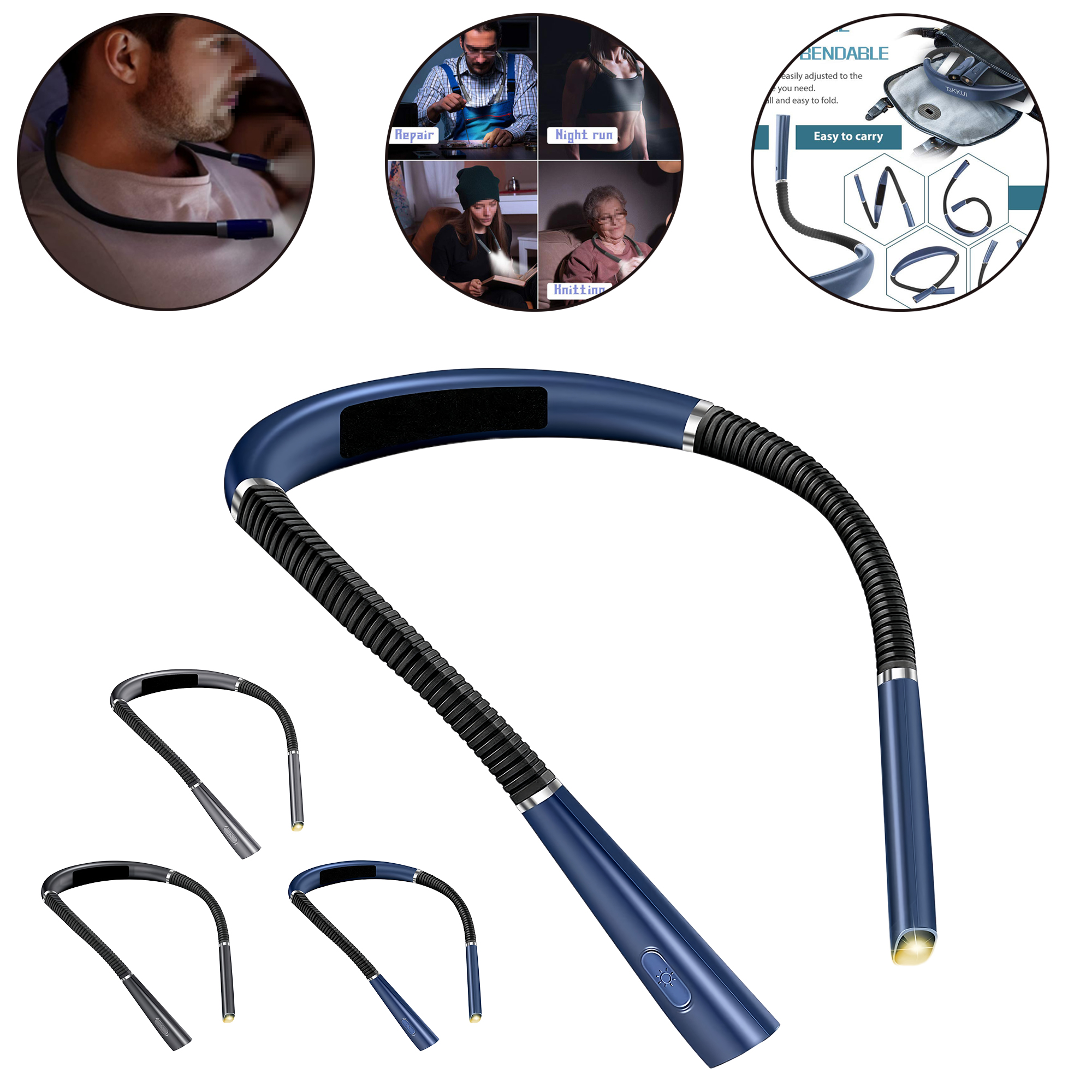 LED Neck Light- Reading Lamp with 3 Color Modes 3