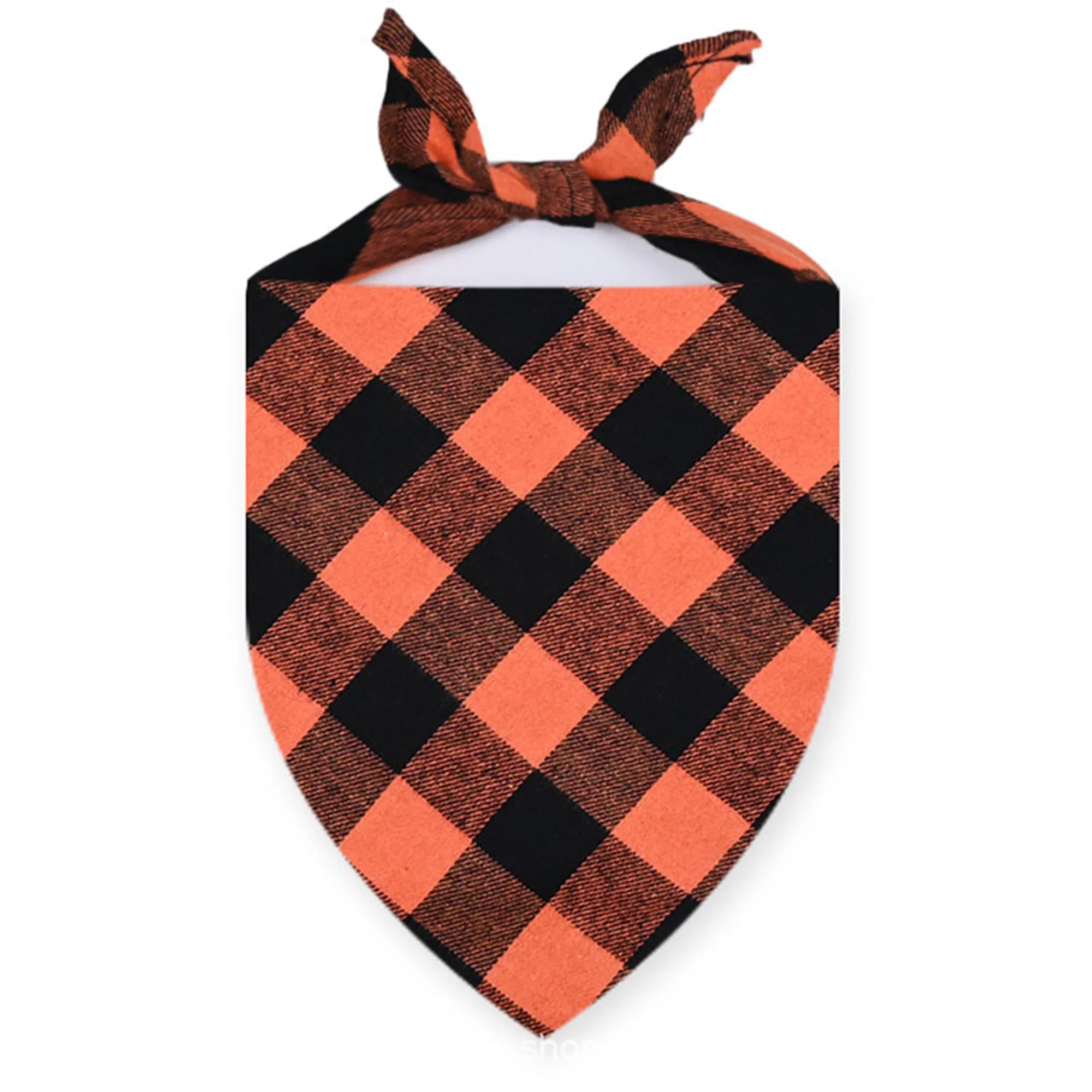 Pet Triangle Classic Plaid Scarves Dog Bandana 4