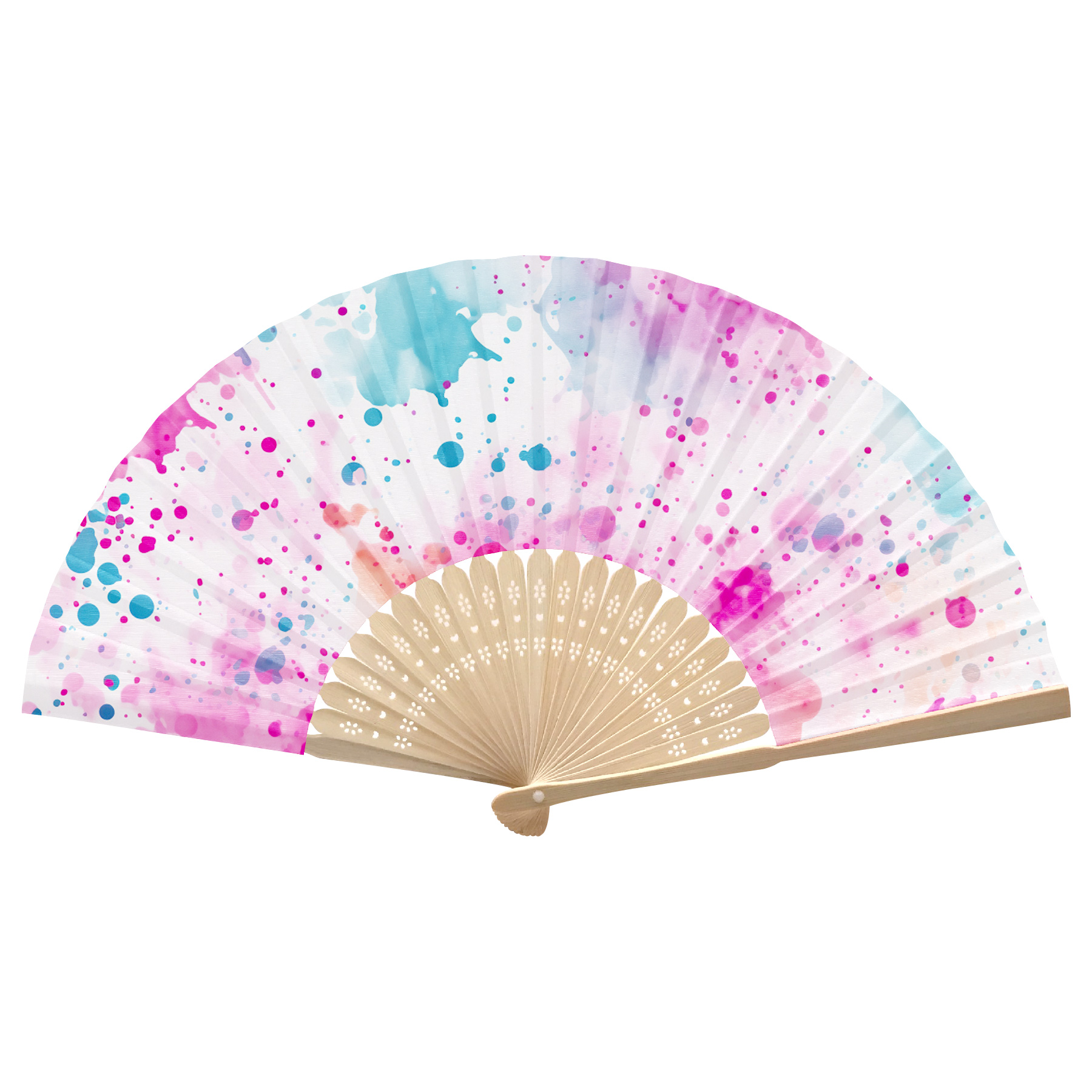 Foldable Bamboo Fan 15