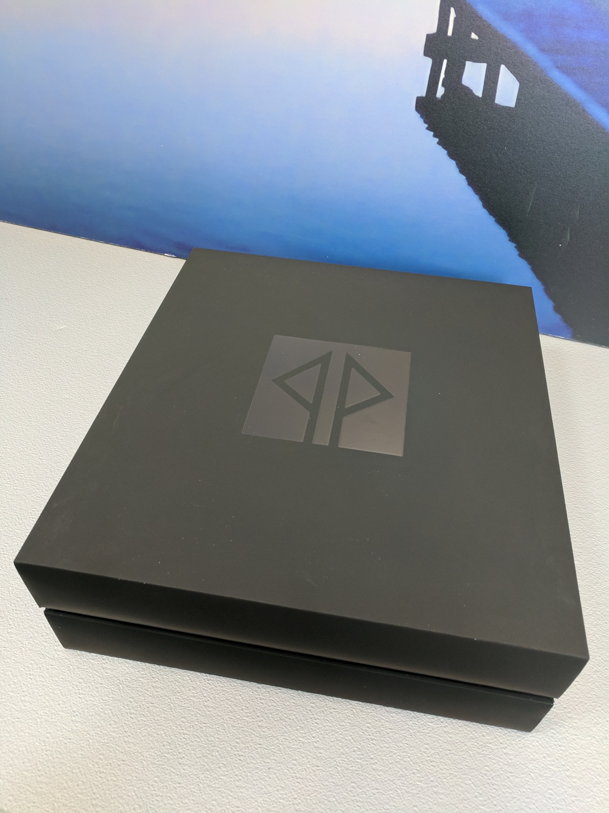 Custom Printed Full Color Hinged Soft Touch Luxury Gift Box - 7x7x2 12