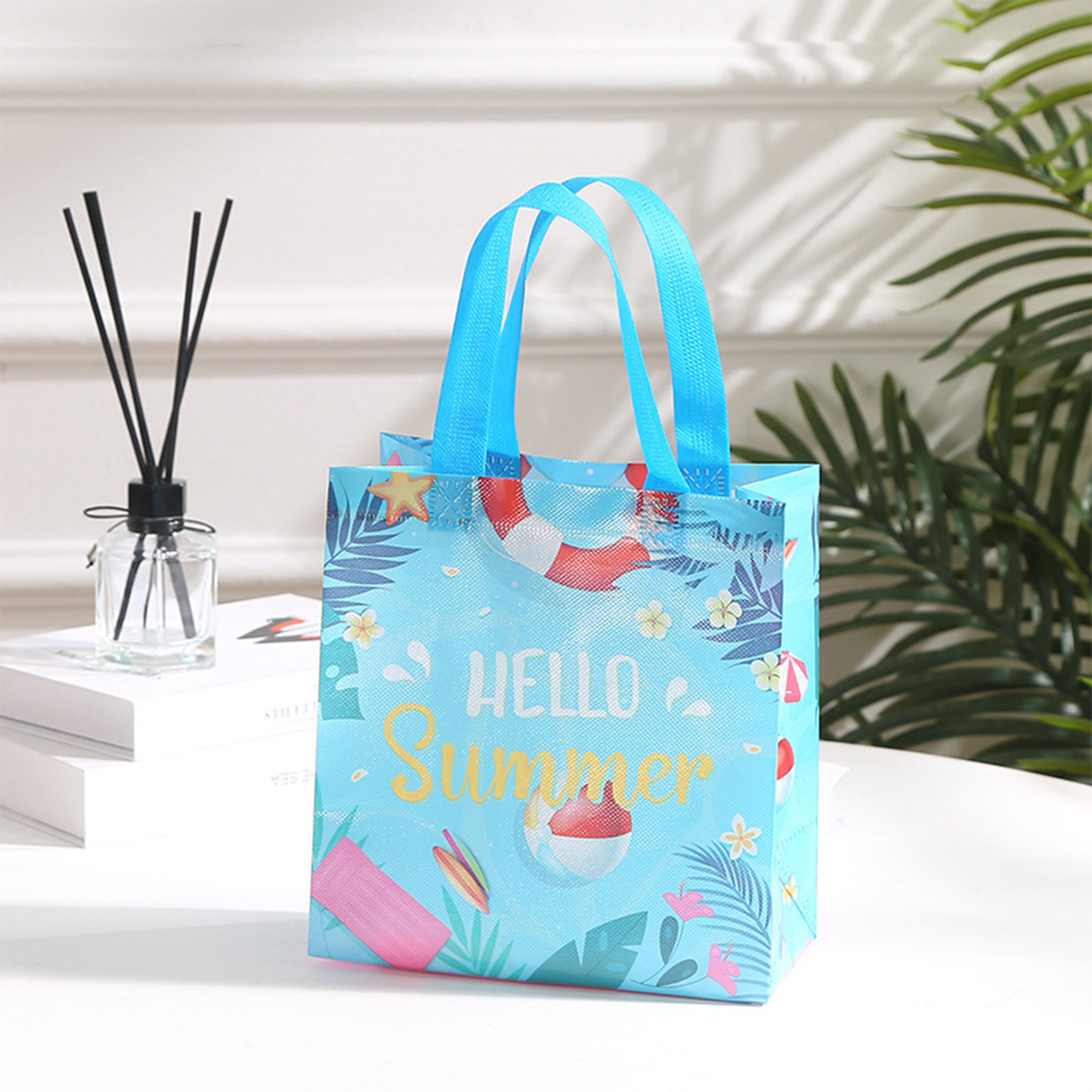 Non-Woven Beach Printed Shopping Handbag 4