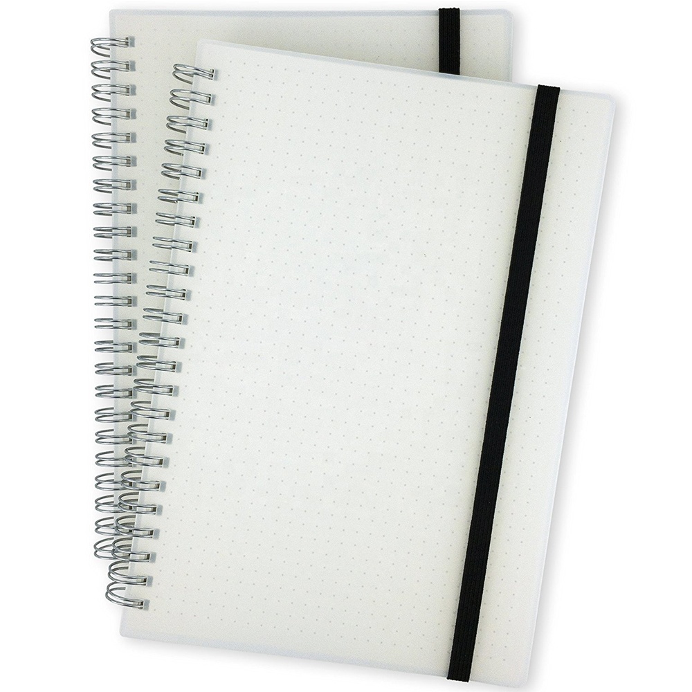 Clear Cover Spiral Notebook 6