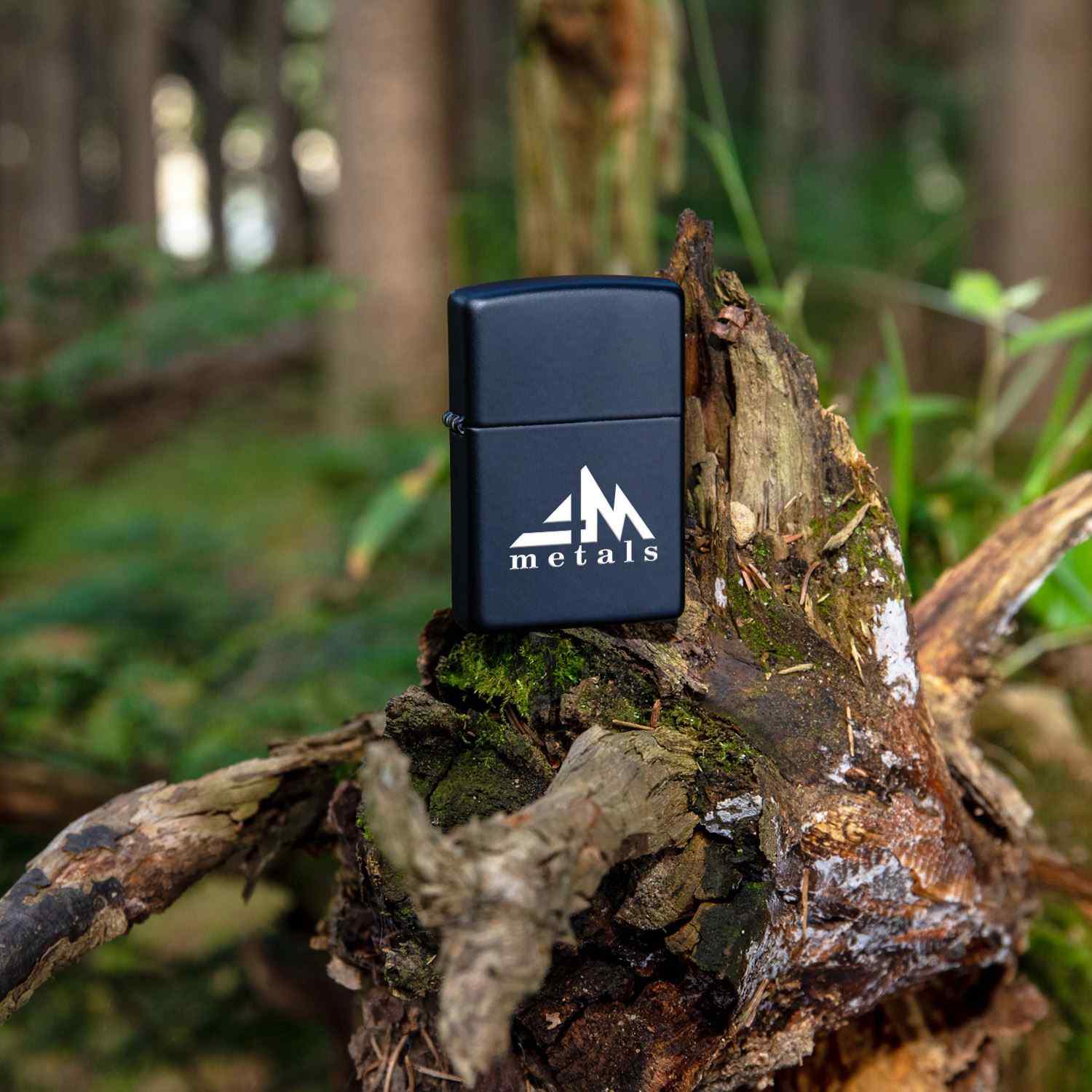 Black Matte Windproof Zippo® Lighter 9