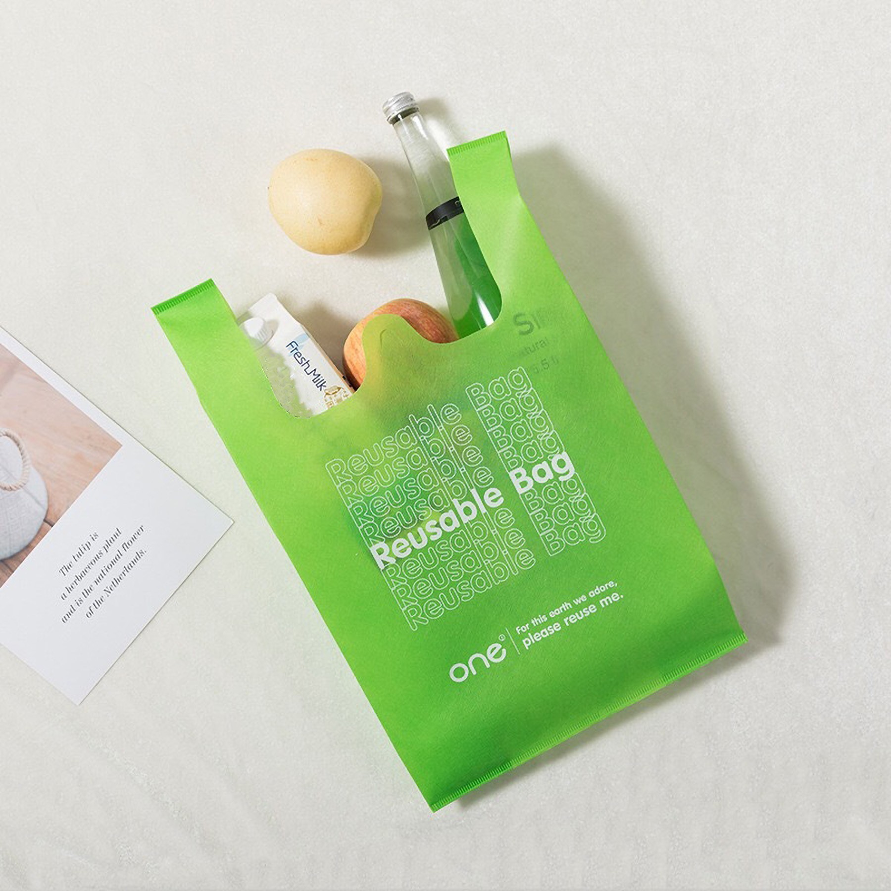 Non-Woven Vest-Style Shopper Tote Bag 4