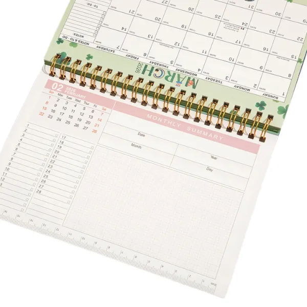 2026 Small Desk Calendar - Compact Yearly Planner 4