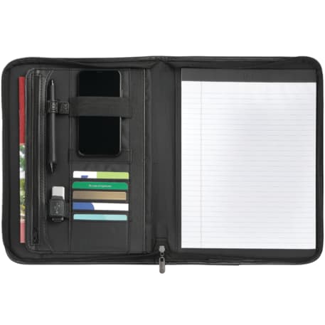 FSC® Mix Burke Zippered Padfolio 5