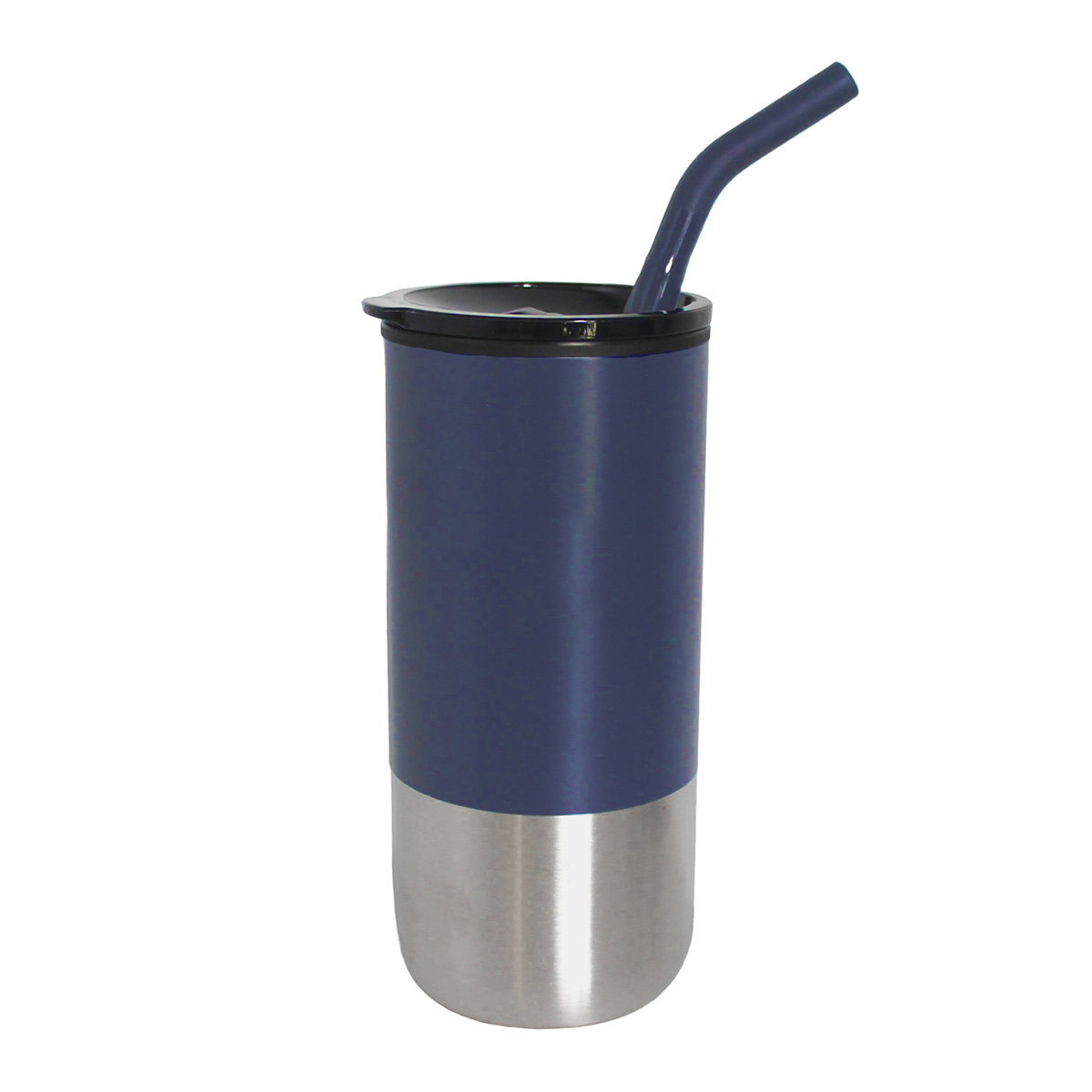 EcoSip 16oz Double-Wall Tumbler With Silicone Tipped Straw 8