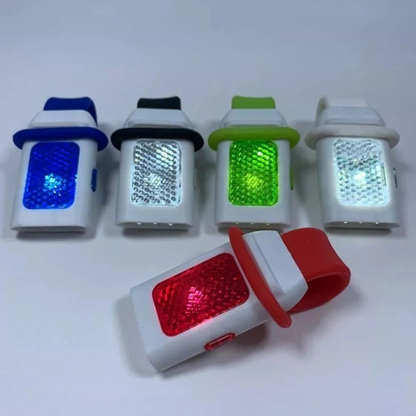 LED Reflective Bicycle Light with Silicone Strap 6
