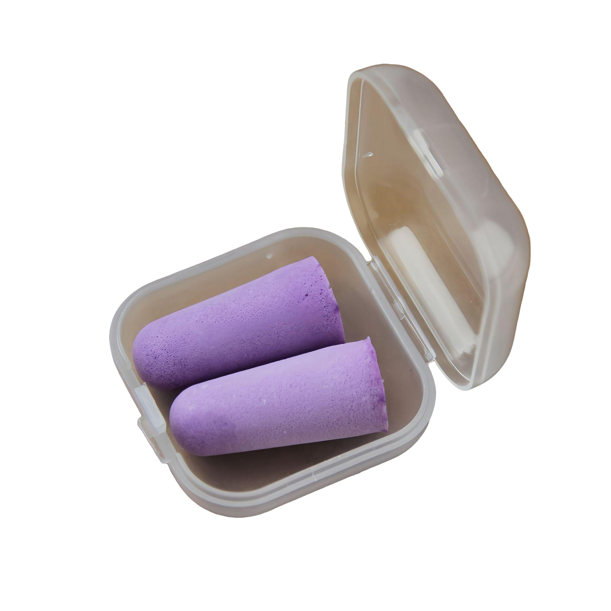 PU Foam Earplugs with Plastic Storage Case 5