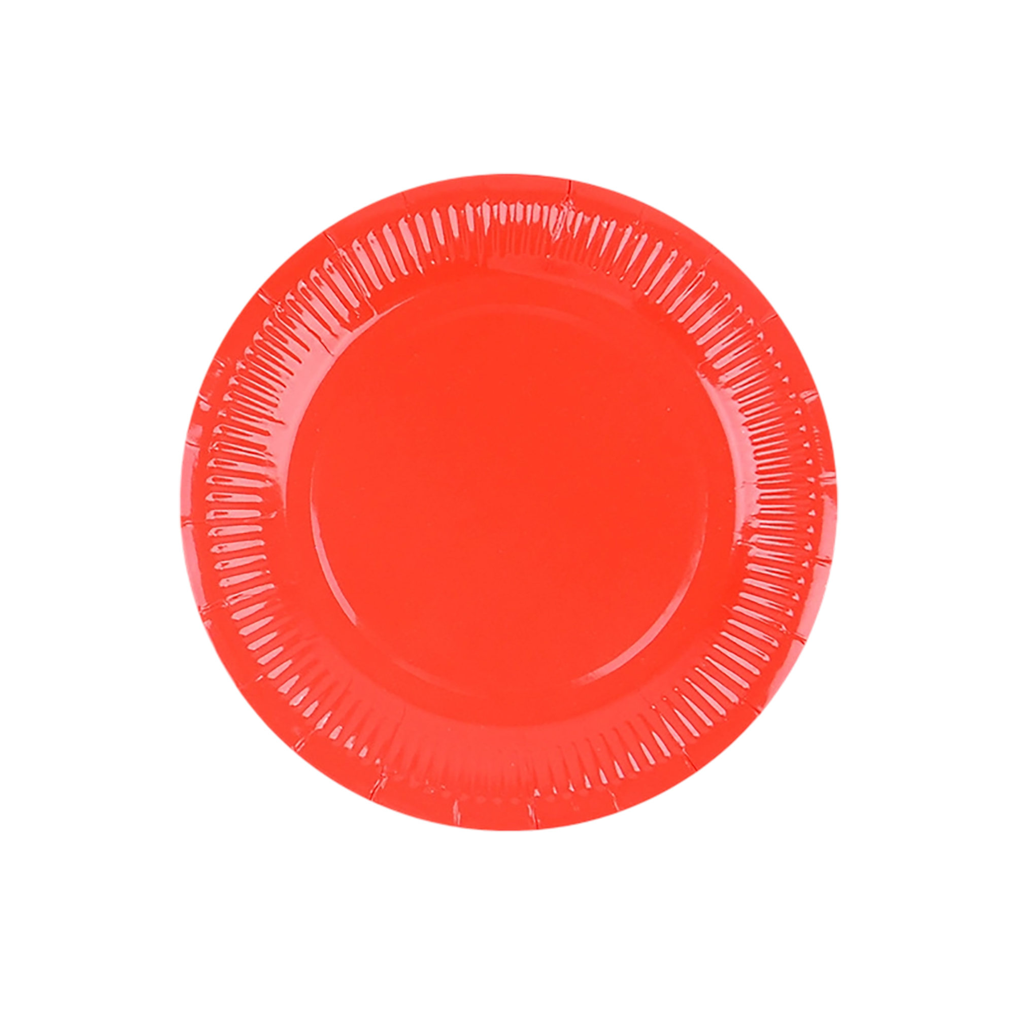 Paper Plate Disposable Round Design Colorful Pattern 7" Diameter 9