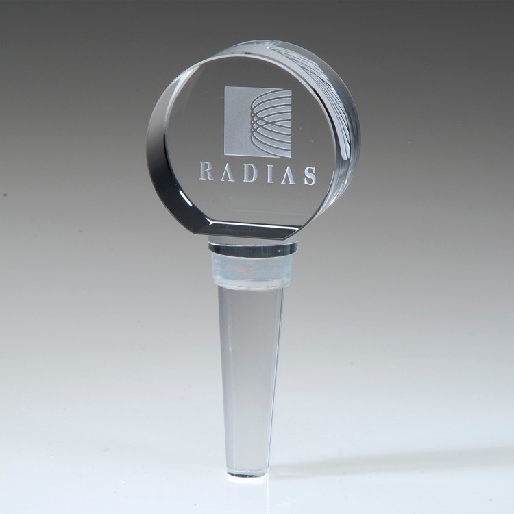 4" Award- Awards, Trophy,Round Shaped Wine Bottle Stopper_D519CA 3