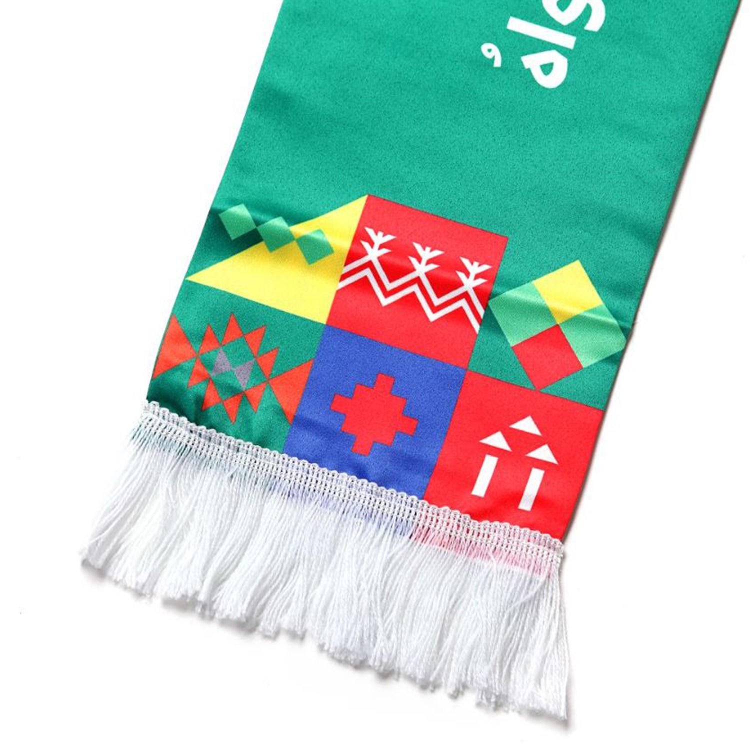 Premium Summer Sublimation Printing Scarf w/ Tassel 1