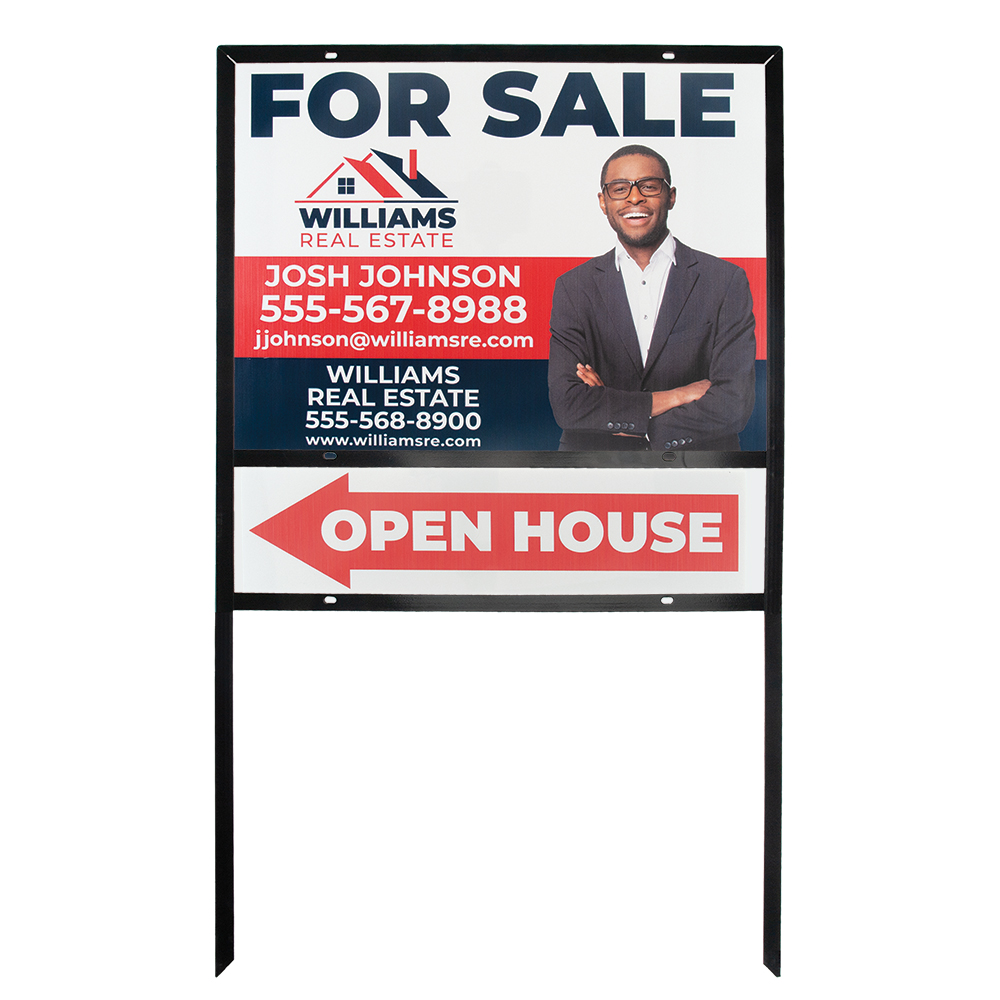 18" x 24" Metal Yard Signs - Digital Full Color Imprint 2