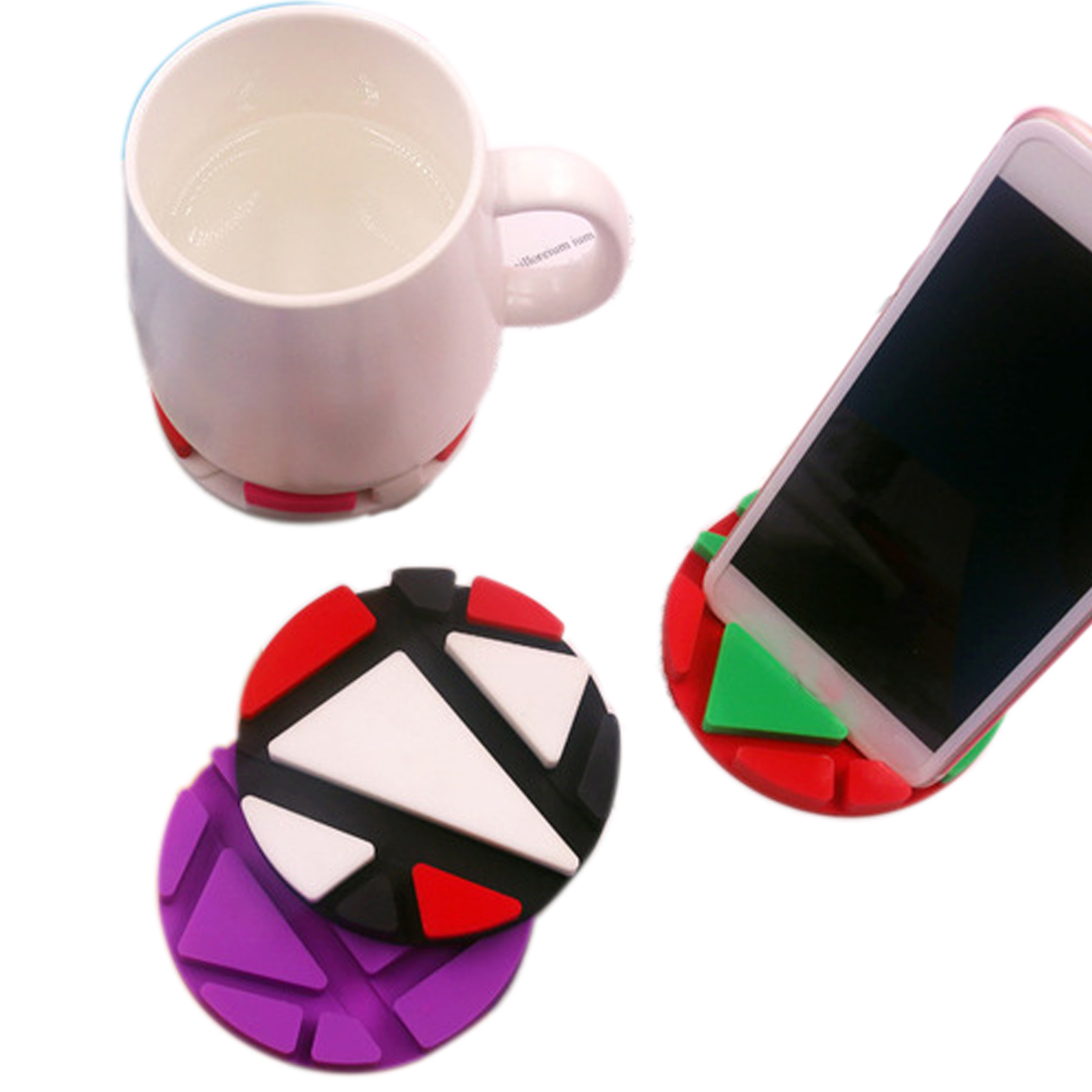 PVC Phone Holder Coaster 2