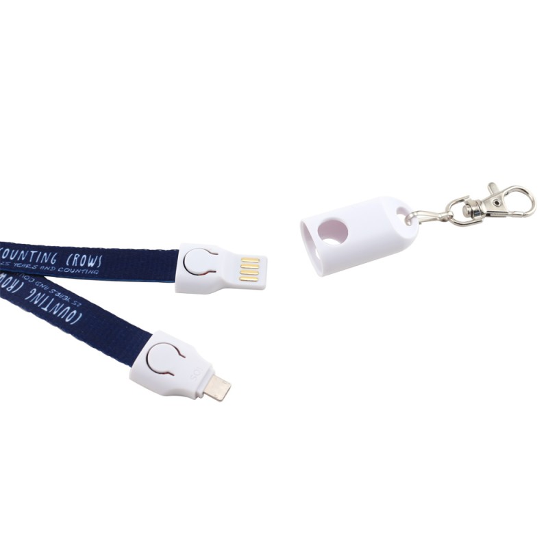 Fabric Lanyard Charging Cable 2