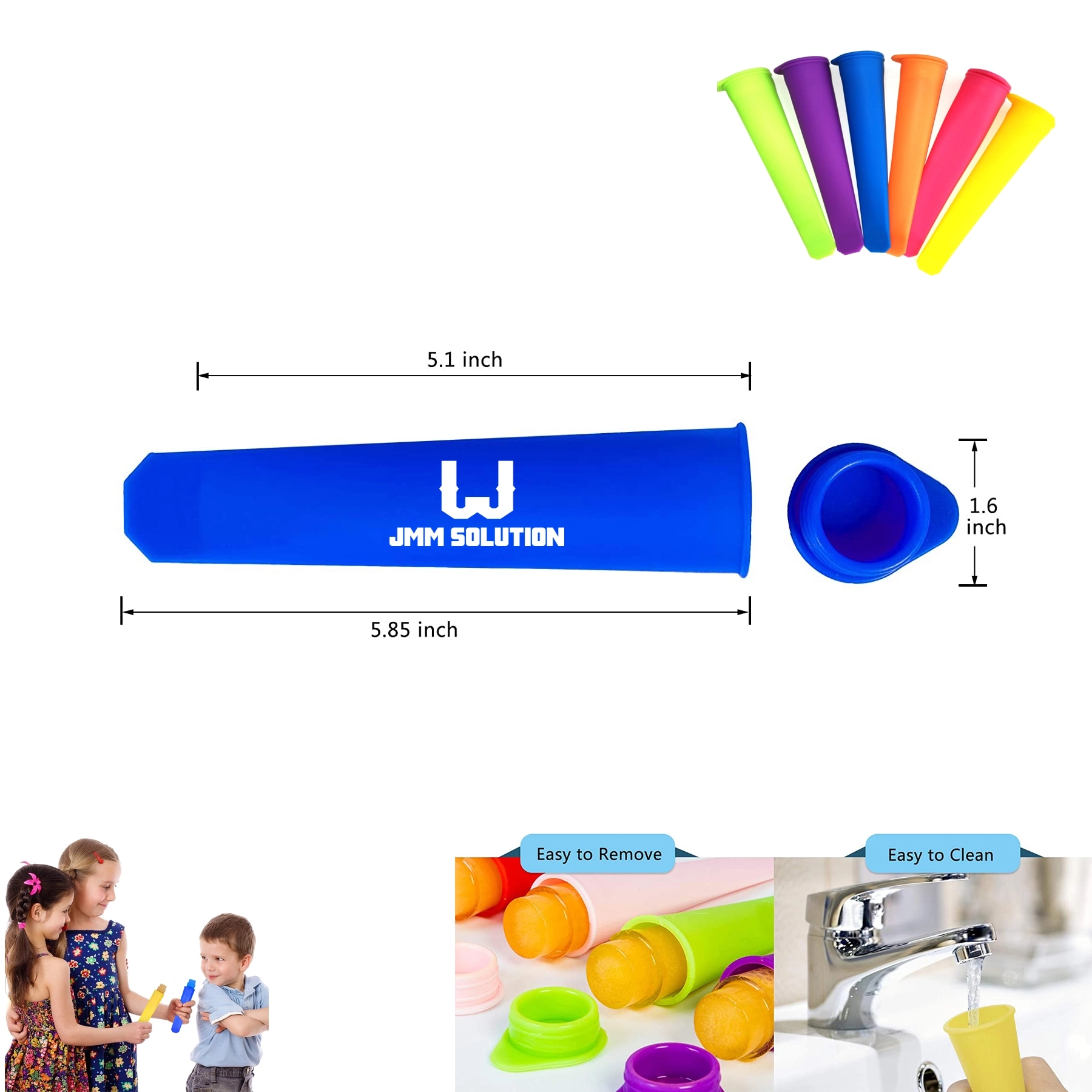 Silicone Popsicle Molds 1