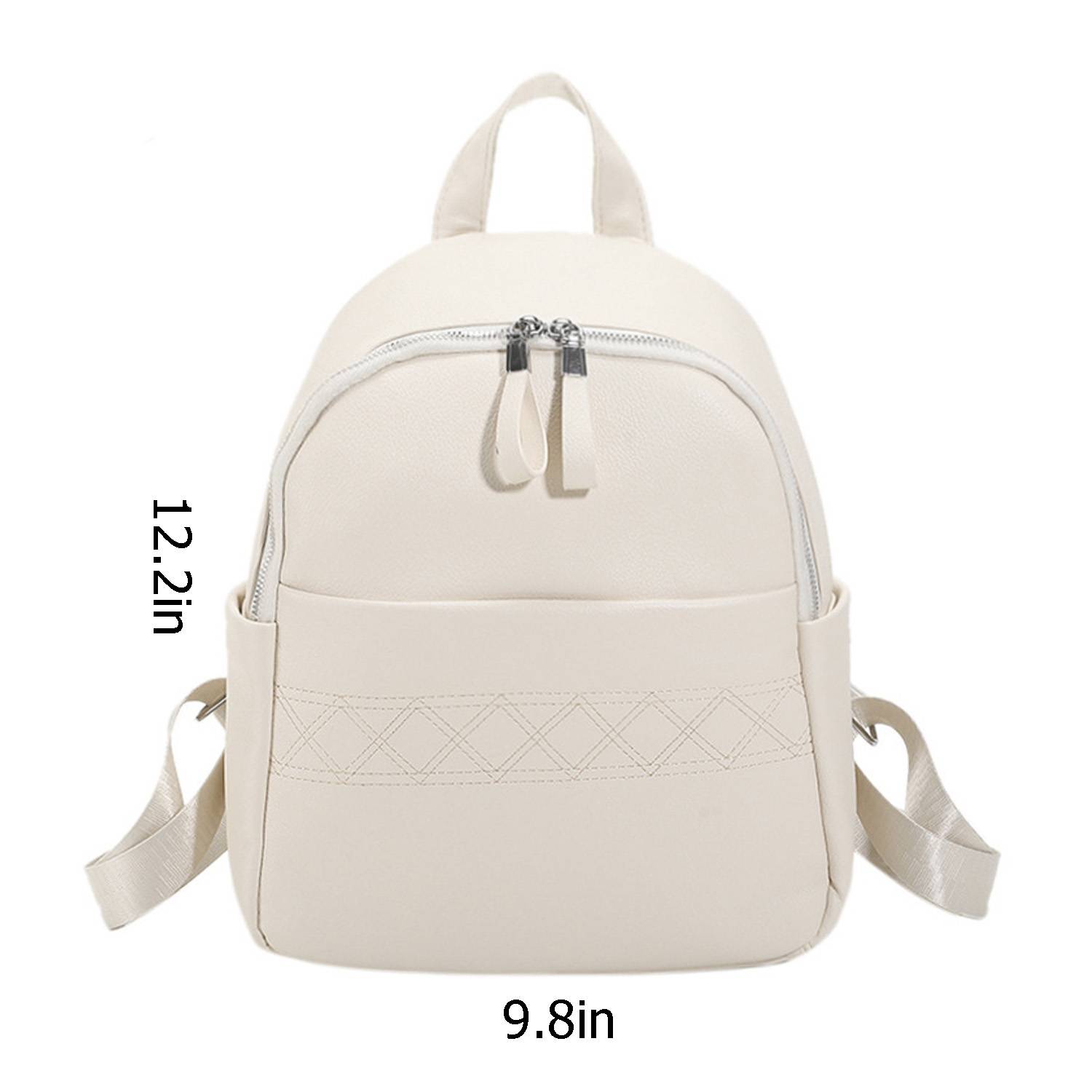 PU leather durable backpack 3