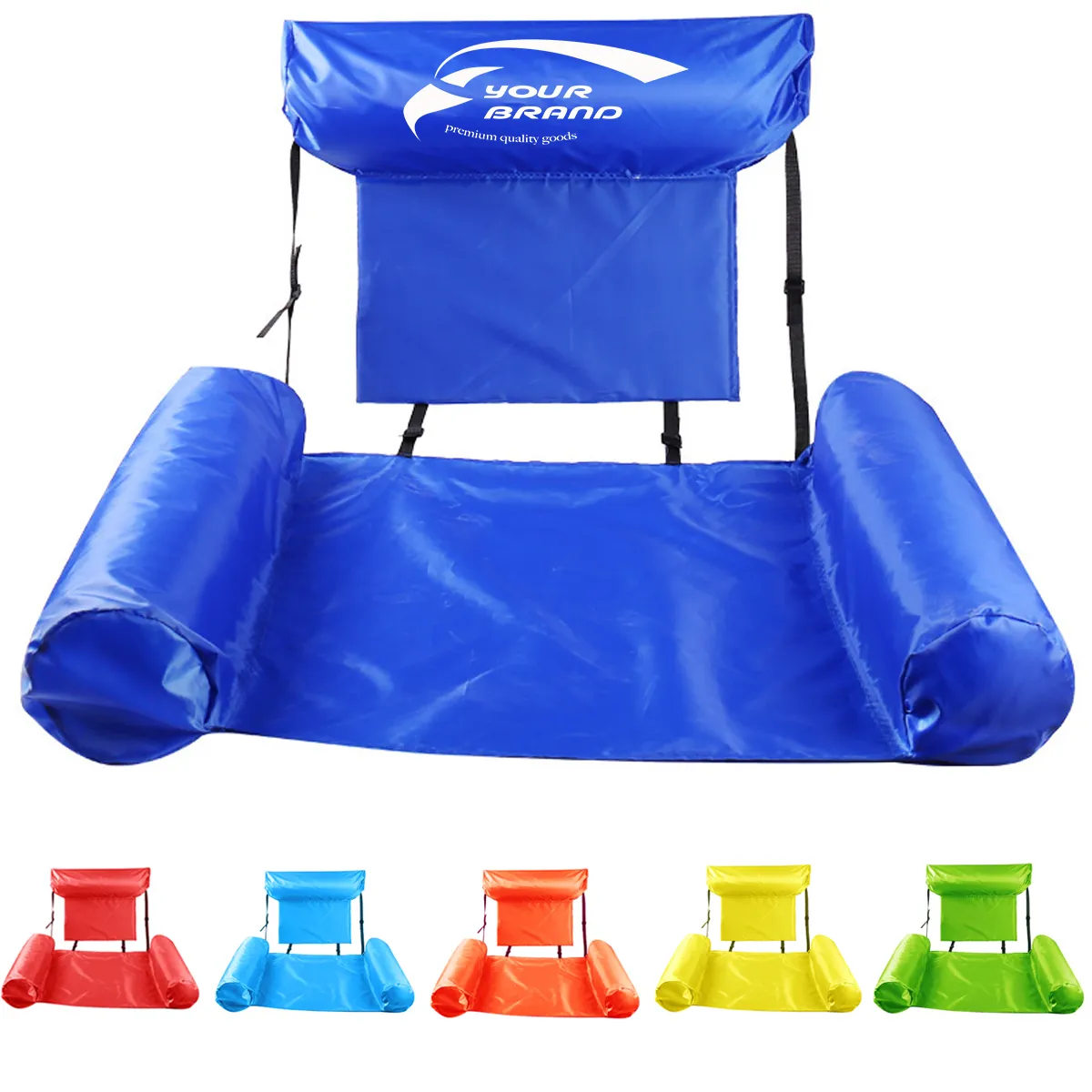 Portable Light Float Inflatable Hammock for Pool Water Chair 5