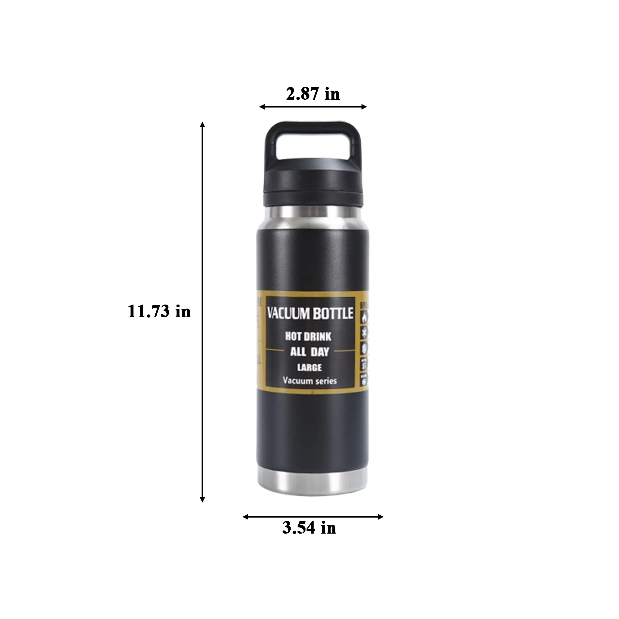 Premium Large Sports Water Bottle Insulated 2