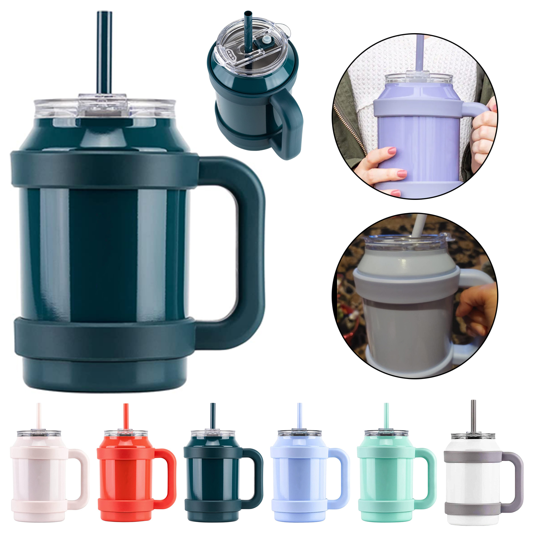 32 oz Stainless Steel Mug 1