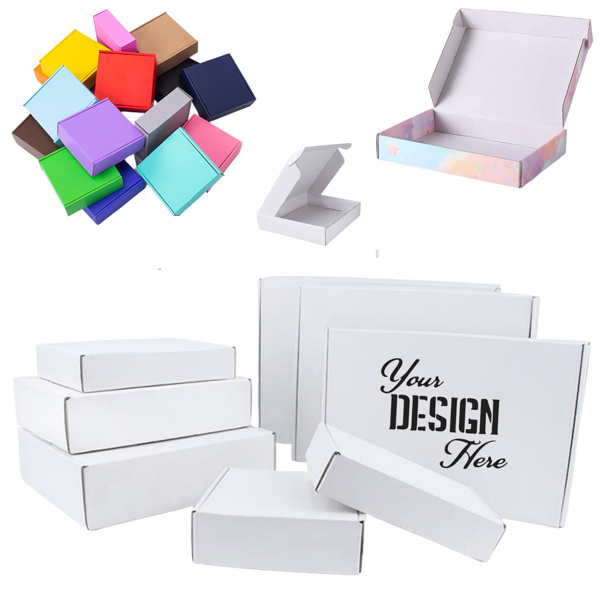 Custom Extra Hard Kraft Colorful Airplane Box 11