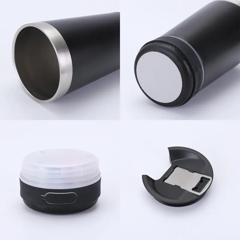 Wireless Speaker Tumbler with Opener Lid 2
